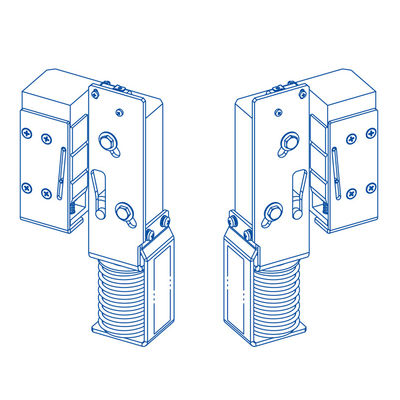 9/10मिमी गाइड रेल की चौड़ाई इलेक्ट्रॉनिक सुरक्षा गियर एक्सेस एलिवेटर पार्ट्स