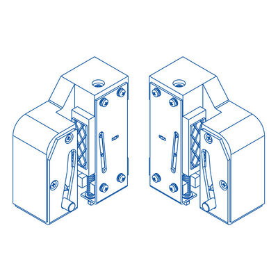 575-2800Kg P+Q लिफ्ट प्रगतिशील सुरक्षा गियर लिफ्ट स्पेयर पार्ट्स
