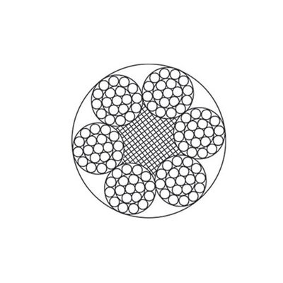 चीन Ungalvanized Steel Wire Rope 6x19+IWR, 1570-1870MPa, 3-46mm, For Lifting & Dragging, High Breaking Load देने वाला