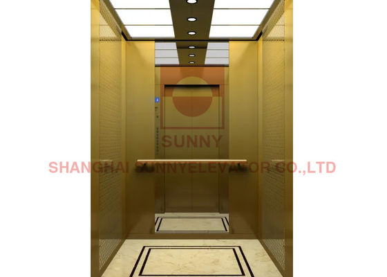 630kg Stainless Steel Mirror Home Panoramic 6 Person Residential Home Elevators