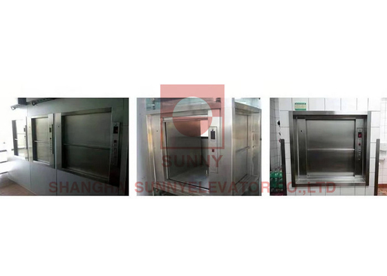100~500 किलोग्राम रेस्तरां रसोई भोजन डंबावेटर लिफ्ट फीट लिफ्ट लिफ्ट होटल के लिए