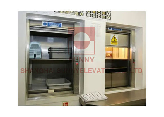 स्टेनलेस स्टील 1.1kw 100lb हाइड्रोलिक होम सर्विस डंबवेटर लिफ्ट