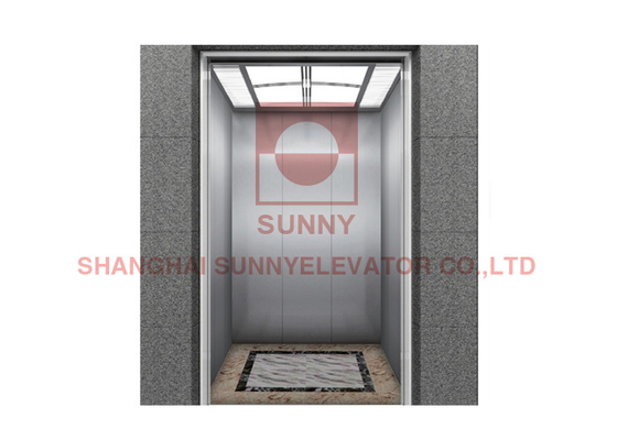 SUS304 MR MRL 8 पैसेंजर होम लिफ्ट लिफ्ट सेंटर ओपनिंग डोर